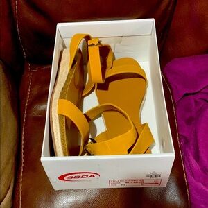Soda Women's Yellow Sandals